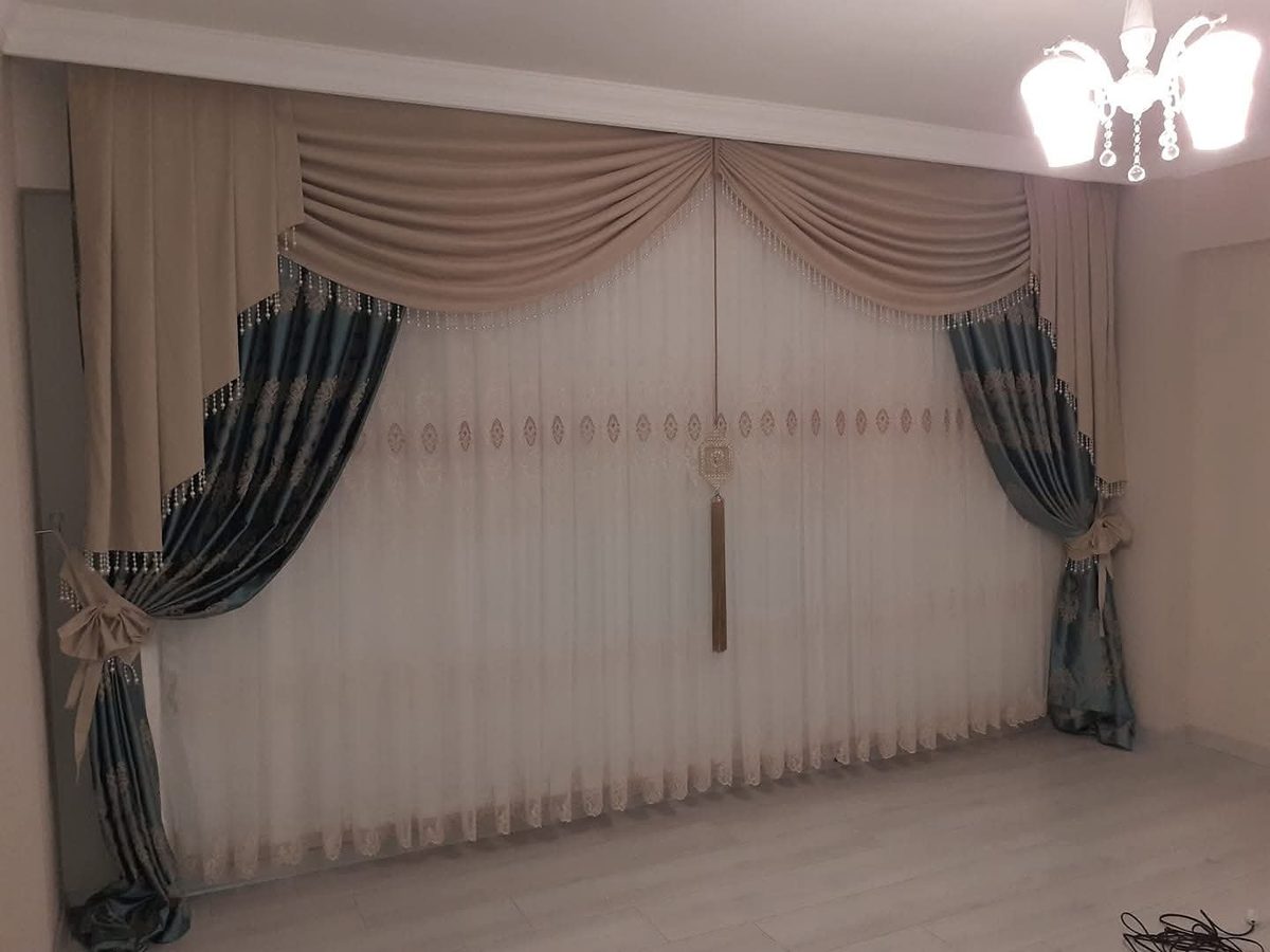 Kahverengi klasik tül