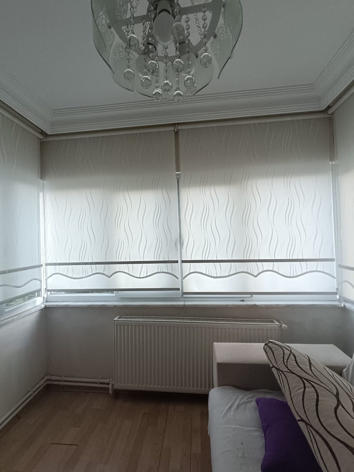 Mutfak tül perde beyaz